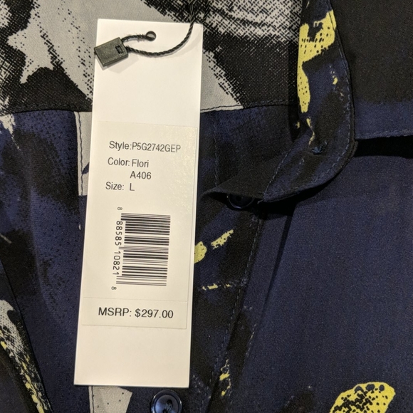 Parker Navy Print Dress - Picture 5 of 5